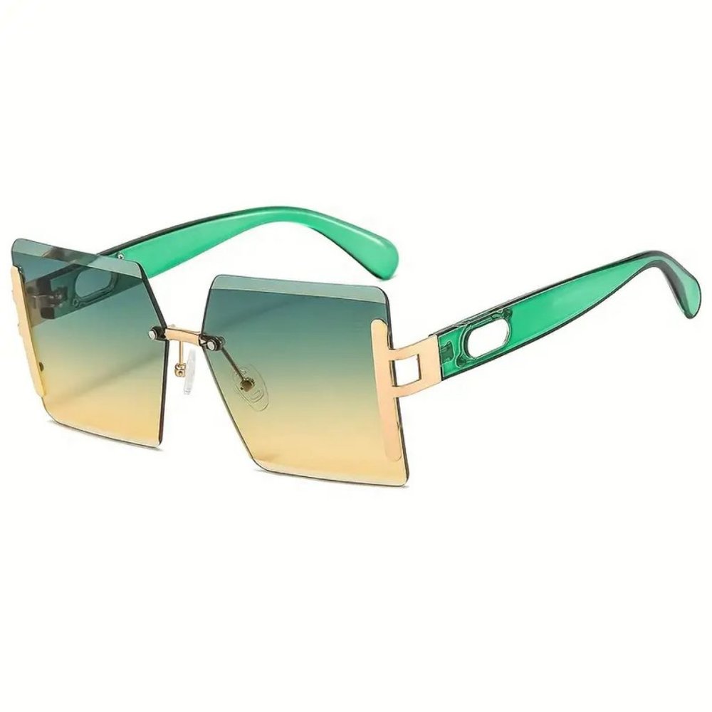 Fashionable Sunglasses For Women Rimless Cut Edge Glasses Beautiful Sunglasses 2